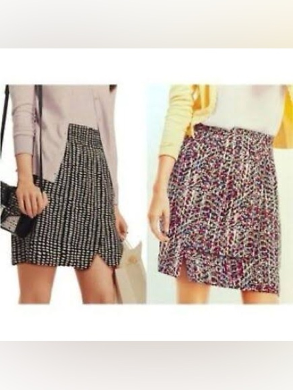 CAbi Reversible 4-in-1 Wrap Skirt Top Style 228 XS Multicolor Abstract Print